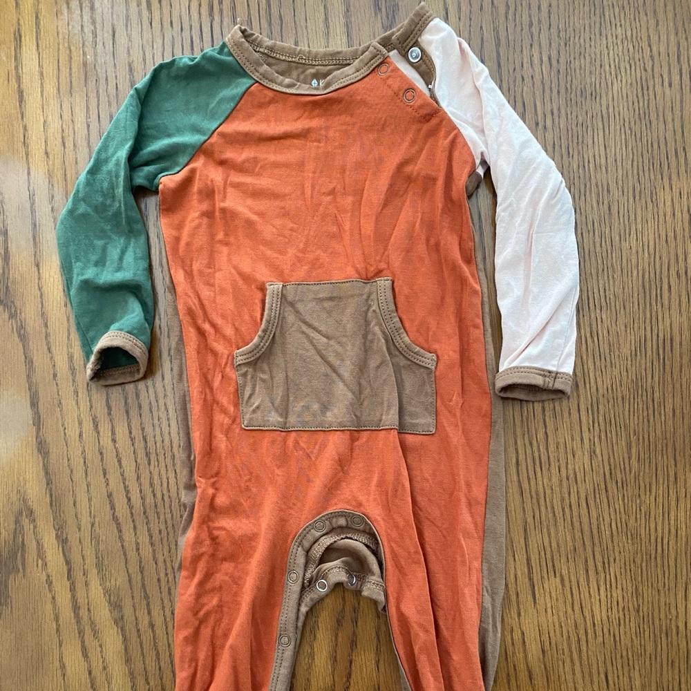 Kyte BABY Colour-block Longall Romper